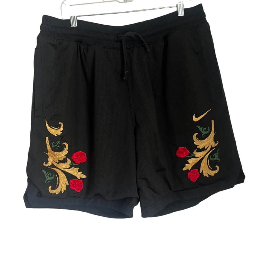 KITH x Lebron Nike Cloak Shorts in Black Multi Men's Size XXL